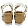 Lotus Bardolino White Sandals