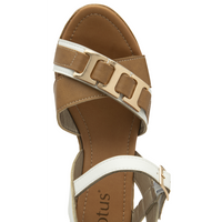 Lotus Bardolino White Sandals