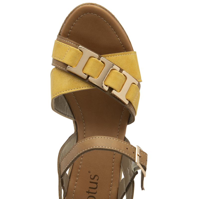 Lotus Bardolino Yellow Sandals