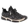 Rieker 45973-90 (Beans) Black Print Shoes