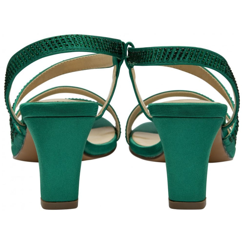 Lotus Bernadette Emerald Sandals