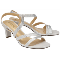 Lotus Bernadette Silver Sandals