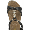 Lotus Bettina Black Sandals