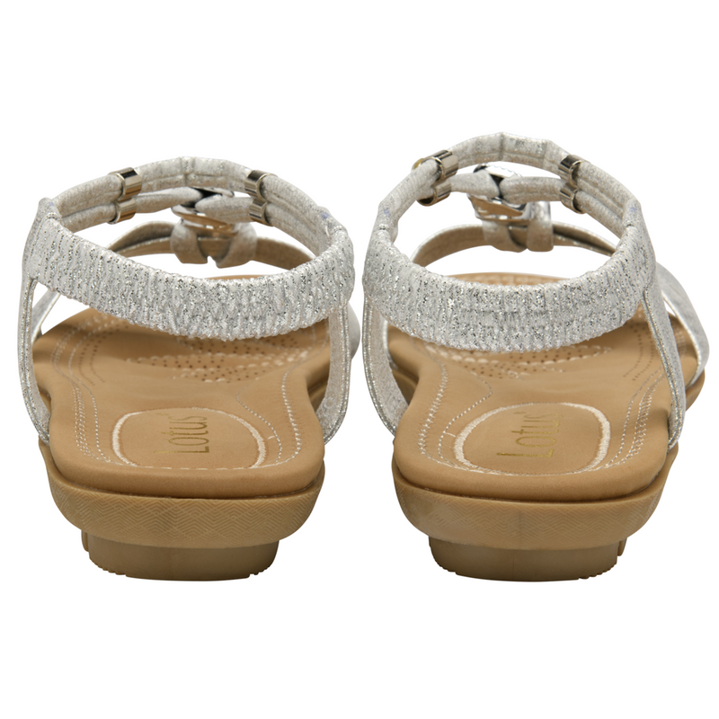 Lotus Bettina Silver Sandals