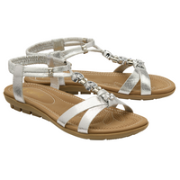 Lotus Bettina Silver Sandals