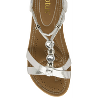 Lotus Bettina Silver Sandals