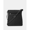 Yoshi Be Kind Rewind Bryant Black Leather Cross Body Bag