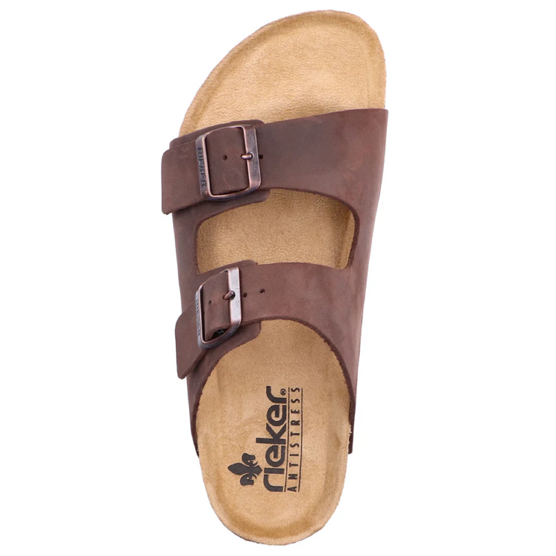 Rieker 22190-25 (Burton) Brown Sandals