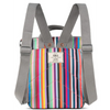 Roka Bantry B Recycled Canvas (Small) Multi Stripe Bag