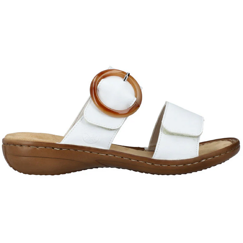 Rieker 60894-80 (Bath) White Sandals