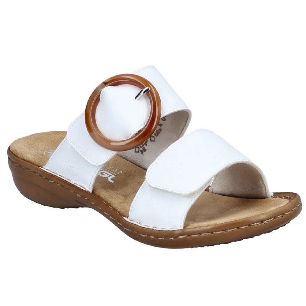 Rieker 60894-80 (Bath) White Sandals