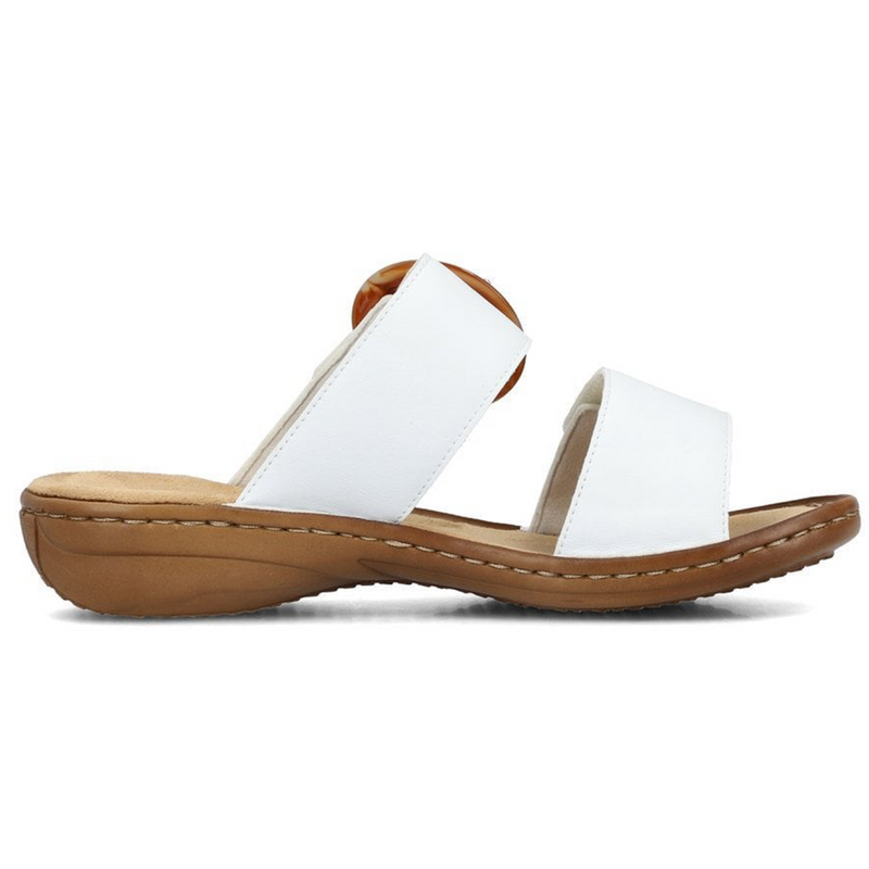 Rieker 60894-80 (Bath) White Sandals