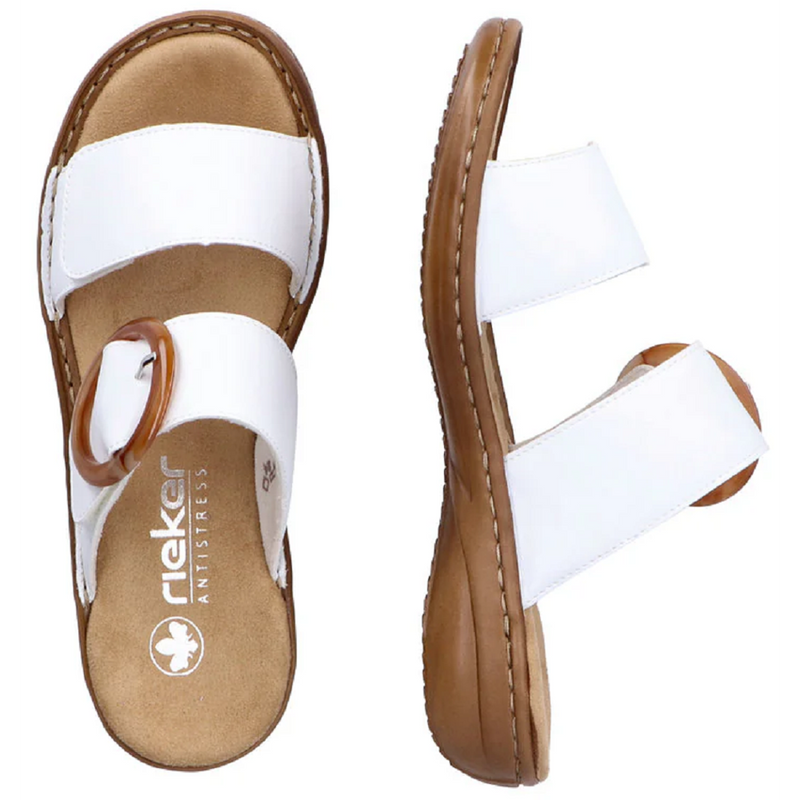 Rieker 60894-80 (Bath) White Sandals