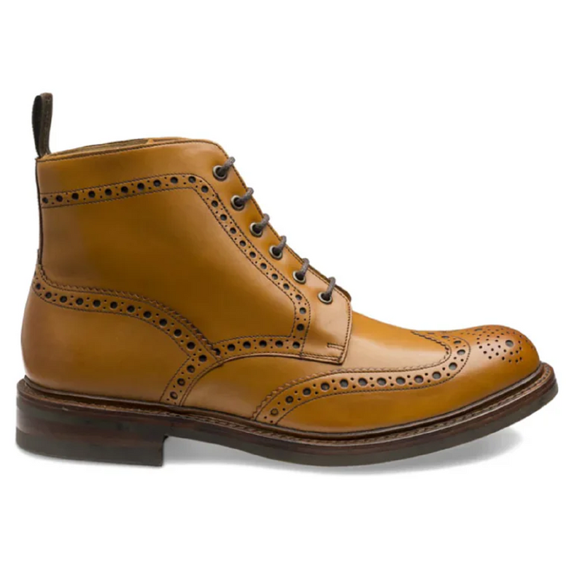 Loake Bedale Tan Burnished Calf Leather Boots