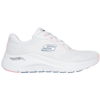Skechers Arch Fit 2.0 - Big League White Pink Blue Trainers