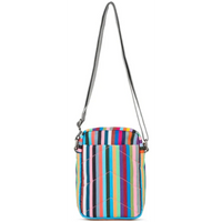 Roka Bond Recycled Canvas Multi Stripe Bag