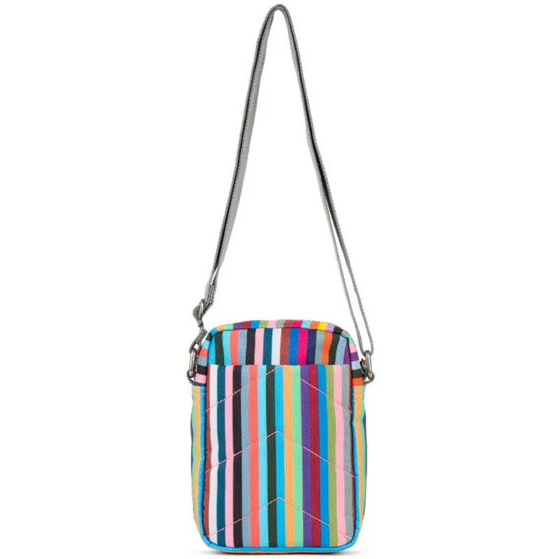 Roka Bond Recycled Canvas Multi Stripe Bag