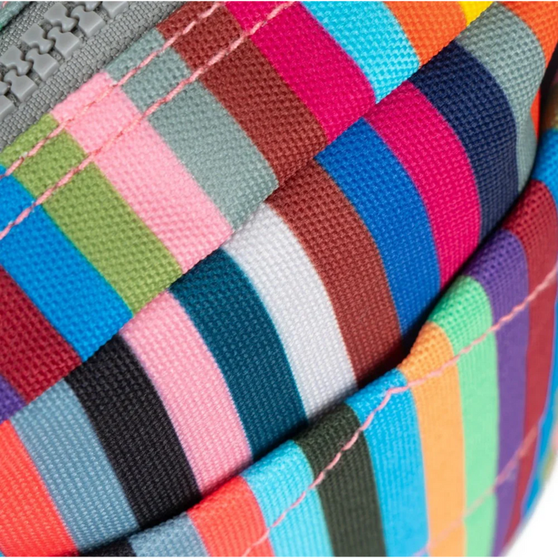 Roka Bond Recycled Canvas Multi Stripe Bag