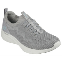 Skechers D'Lux Comfort-Bonus Prize Grey Trainers