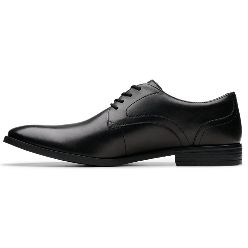 Clarks Brandon Lace Black Shoes