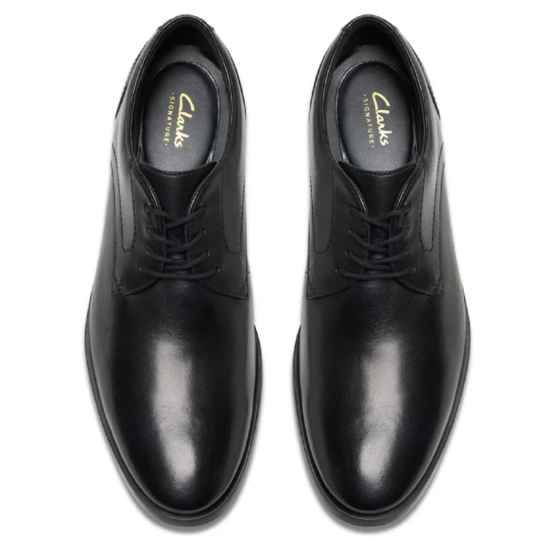 Clarks Brandon Lace Black Shoes