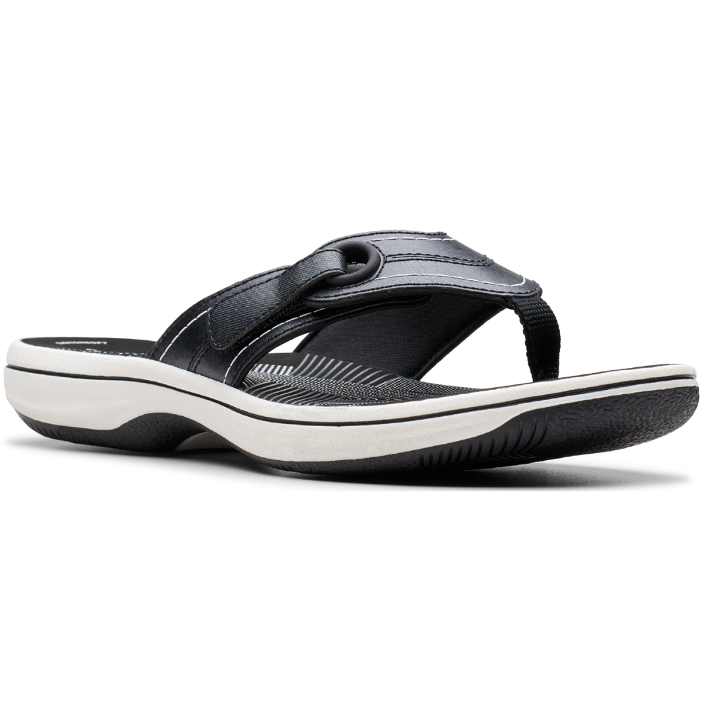 Clarks Brinkley Reyna Black Sandals