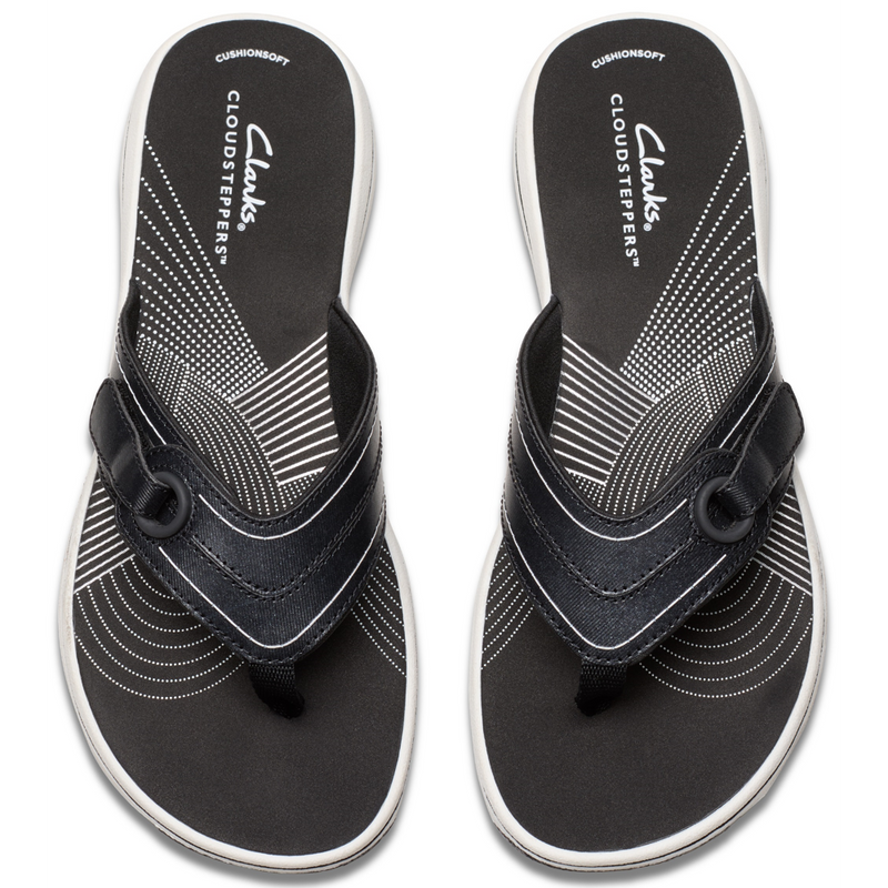 Clarks Brinkley Reyna Black Sandals