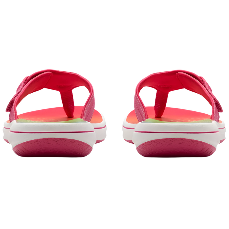 Clarks Brinkley Reyna Bright Pink Ombre Sandals