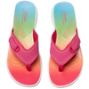 Clarks Brinkley Reyna Bright Pink Ombre Sandals