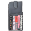 Yoshi Bronte Bookworm Library Grey Leather Glasses Case