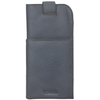 Yoshi Bronte Bookworm Library Grey Leather Glasses Case