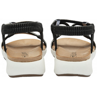 Lotus Bruna Black Sandals