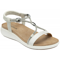 Lotus Bruna White Sandals