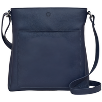 Yoshi Bryant Navy Leather Cross Body Bag