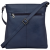 Yoshi Bryant Navy Leather Cross Body Bag