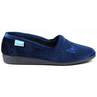 Lunar Butterfly Blue Slippers