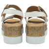 Lotus Cammie White Sandals