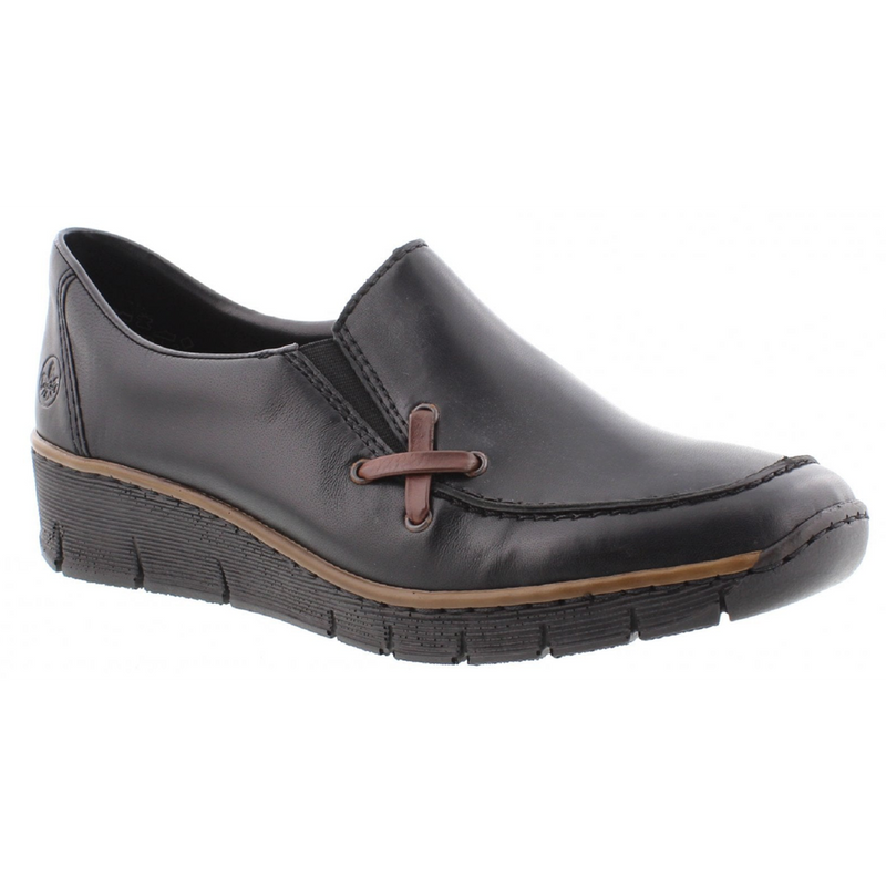 Rieker 53783-90 (Cole) Black Shoes