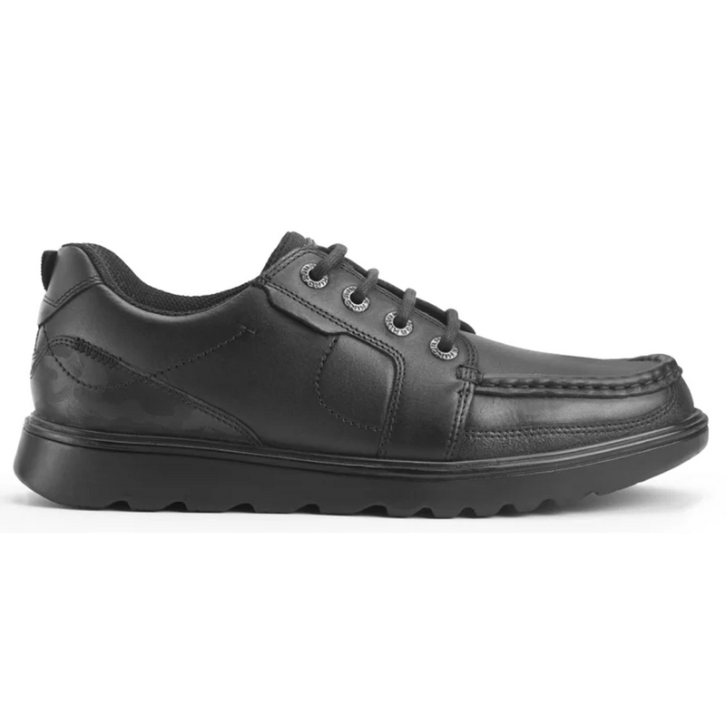 Start Rite Rhino Cadet Black Leather School Shoes