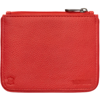 Yoshi Camper Van Red Leather Zip Top Purse