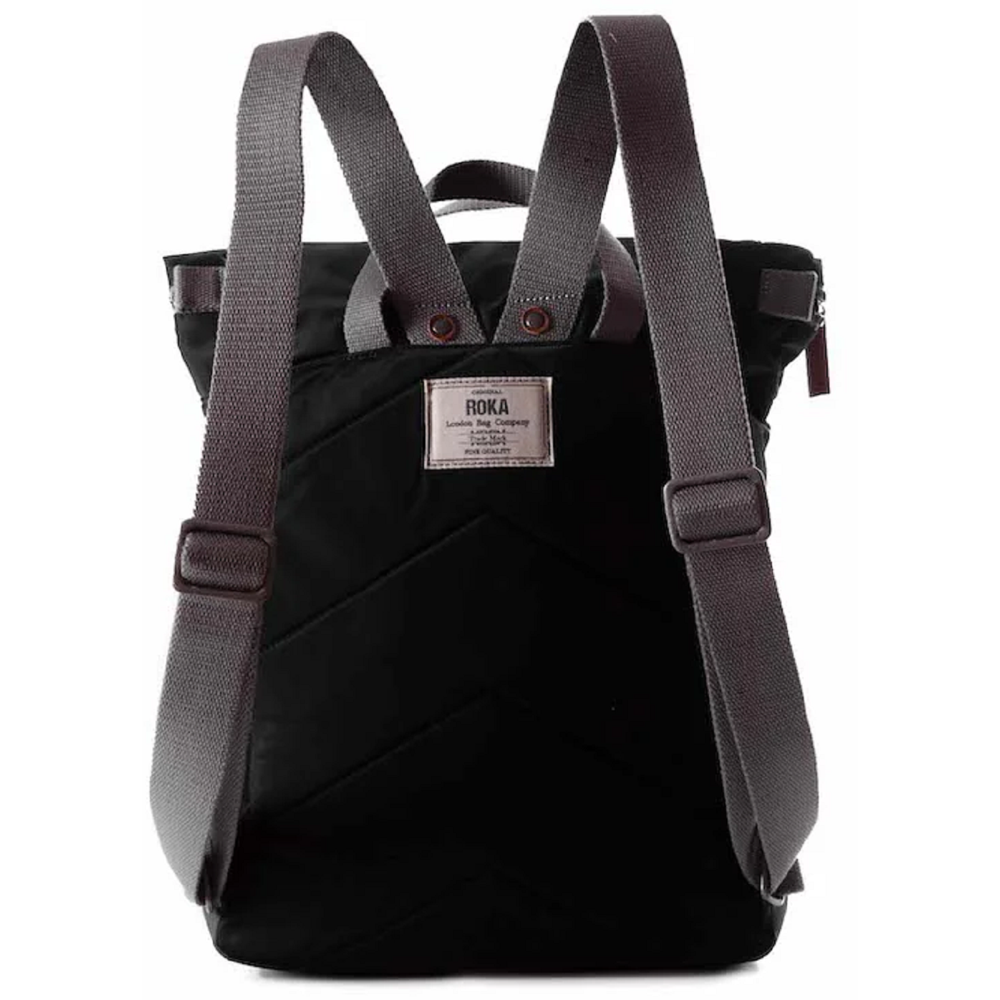 Roka Canfield B Recycled Nylon (Medium) Black Bag