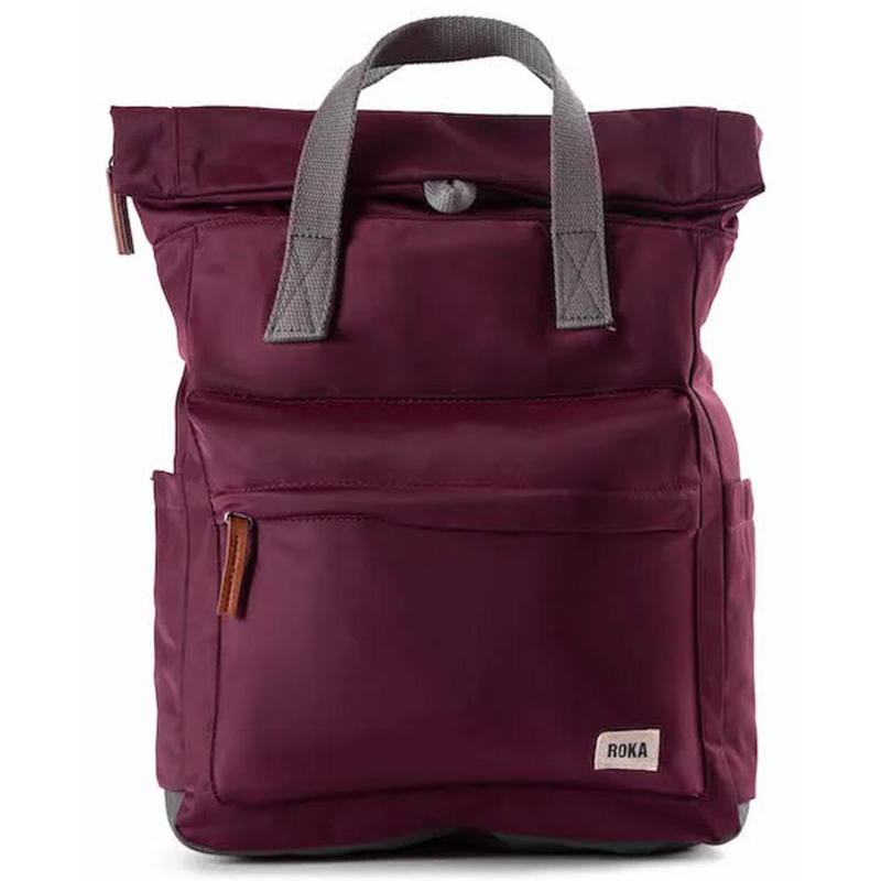 Roka Canfield B Recycled Nylon (Medium) Plum Bag