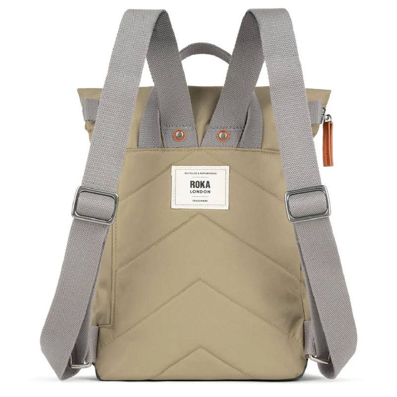 Roka Canfield B Taupe Recycled Nylon Bag