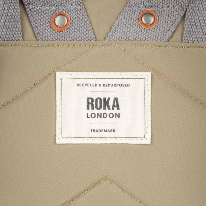 Roka Canfield B Taupe Recycled Nylon Bag