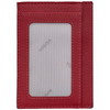 Yoshi Cherry Red Leather Card Holder with ID Window