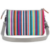 Roka Carnaby Crossbody XL Recycled Canvas Multi Stripe Bag