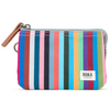 Roka Carnaby Recycled Canvas Multi Stripe Wallet