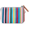 Roka Carnaby Recycled Canvas Multi Stripe Wallet