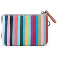 Roka Carnaby Recycled Canvas Multi Stripe Wallet