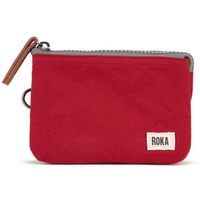 Roka Carnaby Recycled Canvas Mars Red Wallet